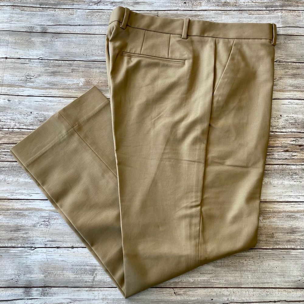 Gap Tailored Crop Pants Khaki Tan Stretch NWT 12